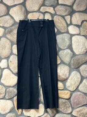 Reitmans Petite Black Dress Pants Size Large Career Office Work Trousers